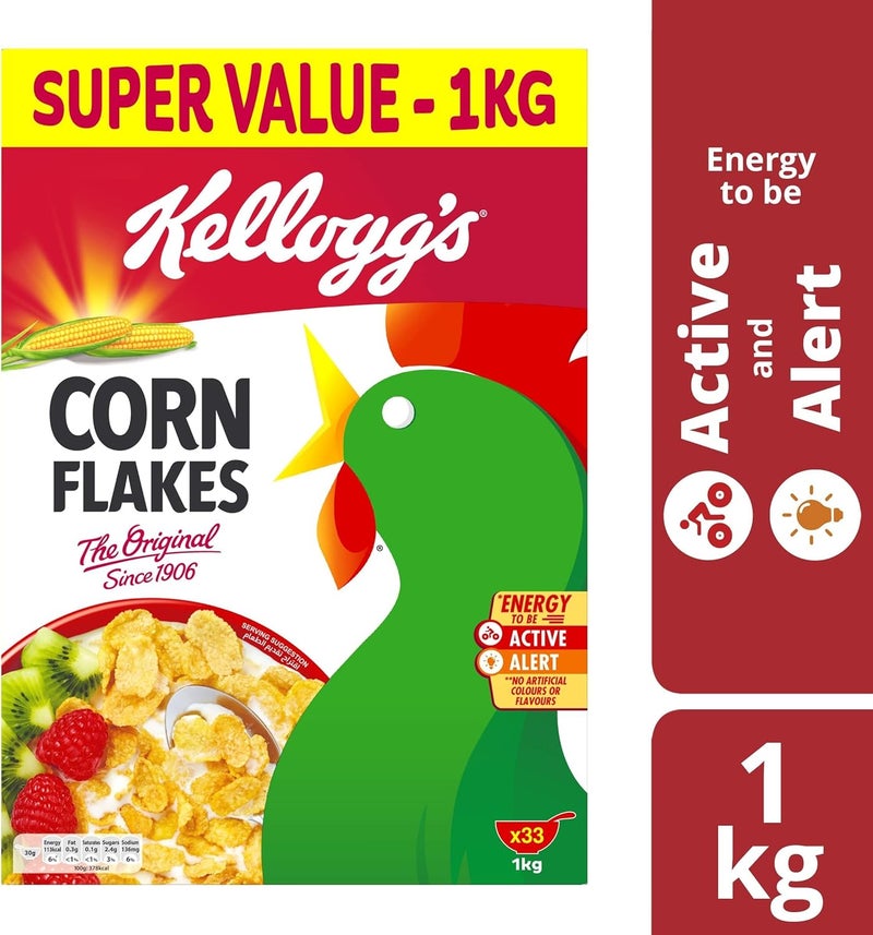 Kellogg's Corn Flakes Cereal - 1 Kg - Image 4